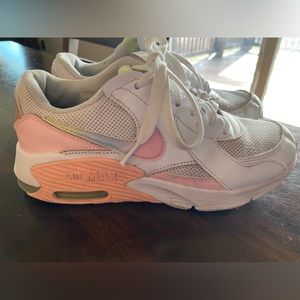 Girls 4Y Nike Air Max Excee white/pink
